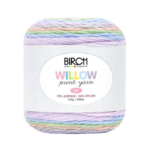 Birch Yarn Willow Yarn Print 45% Acrylic 55% Nylon 150G Opaline