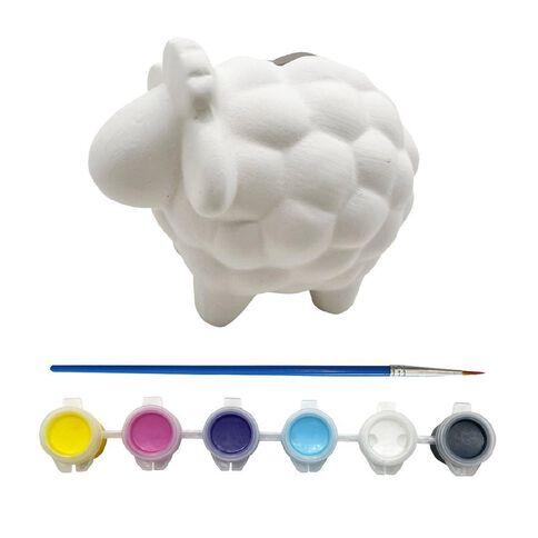 Kookie Paint Your Own Sheep Coin Bank