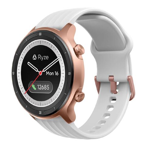 Ryze Flex Smart Watch Pink + White
