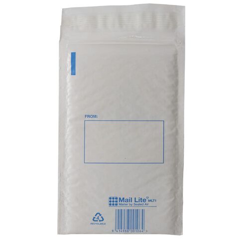 Mail Bag Size 1 Lite 133mm x 210mm White