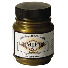 Jacquard Lumiere Acrylic Paint Old Brass 66.54ml