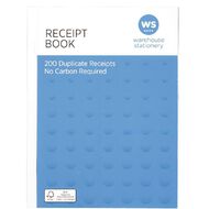 WS Duplicate Receipt Book A5 200 Receipts Green