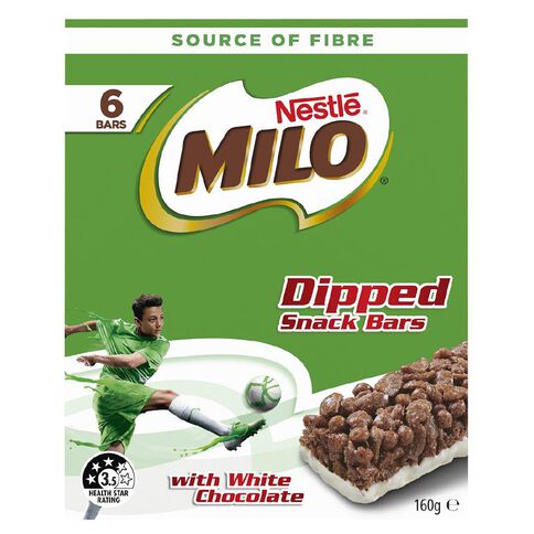 Milo Cereal Snack Bars 6 Pack
