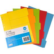 WS 5 Tab X Wide Coloured Divider