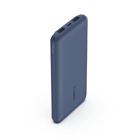 Belkin 10K USB-A and USB-C 15W Power Bank Blue