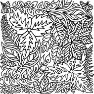 Cernit Texture Plate 9cm Leaves