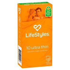 Lifestyles Ultra Thin Condoms 10 Pack