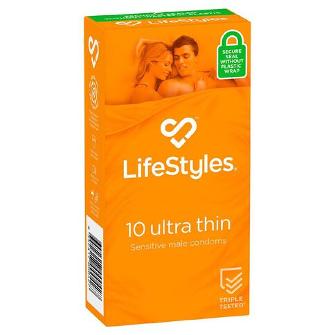 Lifestyles Ultra Thin Condoms 10 Pack
