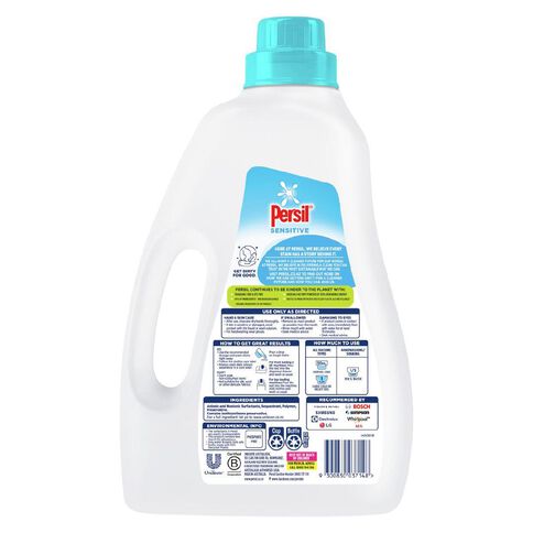 Persil Front & Top Loader Laundry Liquid Sensitive 2L