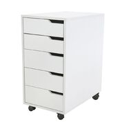 Living & Co Hael 5 Drawer Unit White