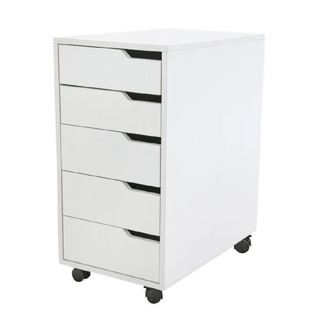 Living & Co Hael 5 Drawer Unit White