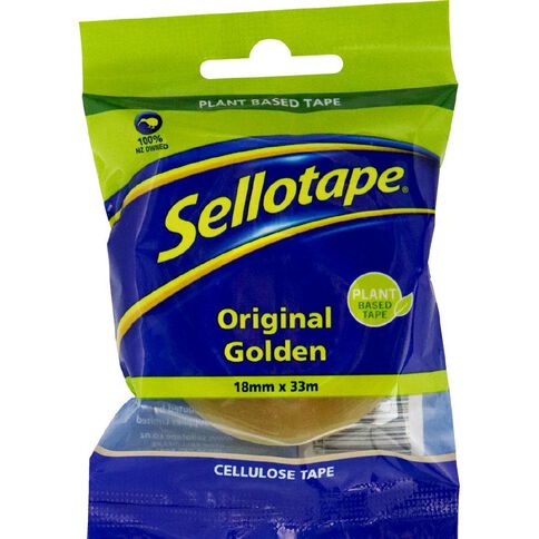 Sellotape Cellulose Tape 18mm x 33m Clear