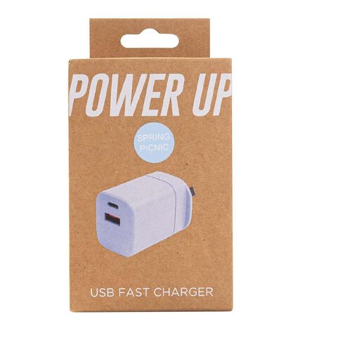 Spring Picnic Wall Charger Purple