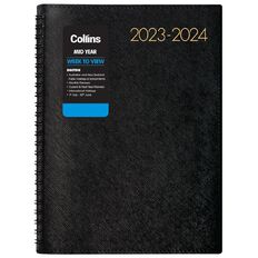Collins 2025-26 Diary Mid Year Boston 3 Week to View A5 A5