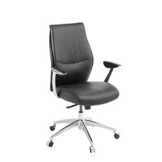 Eden Domain Midback Leather Executive Chair Black