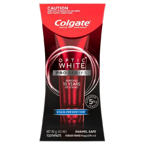 Colgate Optic White Pro Series Stain Shield Toothpaste 80g
