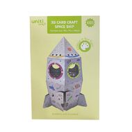 Uniti 3D Card Craft Space Ship