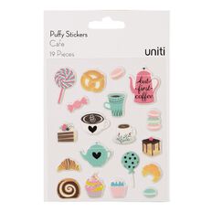 Uniti Puffy Stickers Cafe