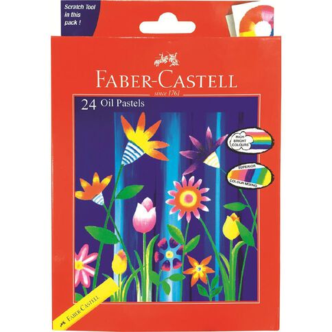 Faber-Castell Oil Pastels Box Of 24