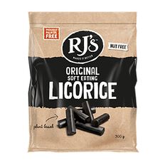 RJ's Natural Soft Eating Licorice 300g