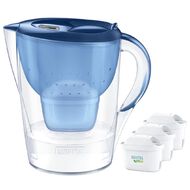 Brita Marella XL Jug with 3 Maxtra Pro Filters Value Pack Blue Brita Marella XL Jug with 3 Maxtra Pro Filters Value Pack Blue