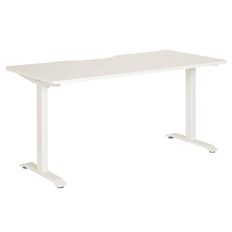 Jasper J Emerge Straight Scallop Desk 1500 WhtWht