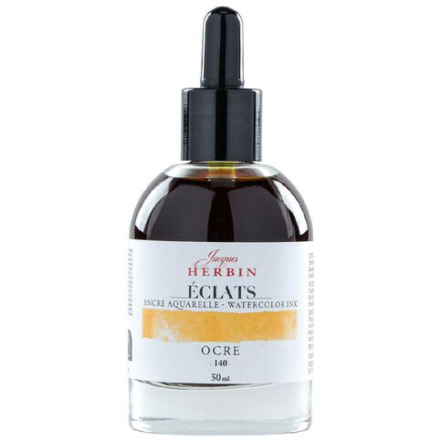 Jacques Herbin Eclats Watercolour Ink 140 Ochre 50ml