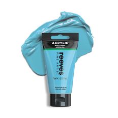 Reeves Fine Acrylic Paint Powder Blue 365 75ml