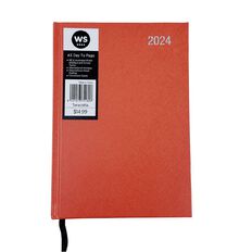 WS Date To Page Diary 2024 Teracotta A5