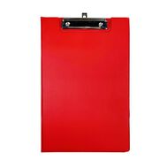 WS Clipboard Double PVC Red Mid Foolscap