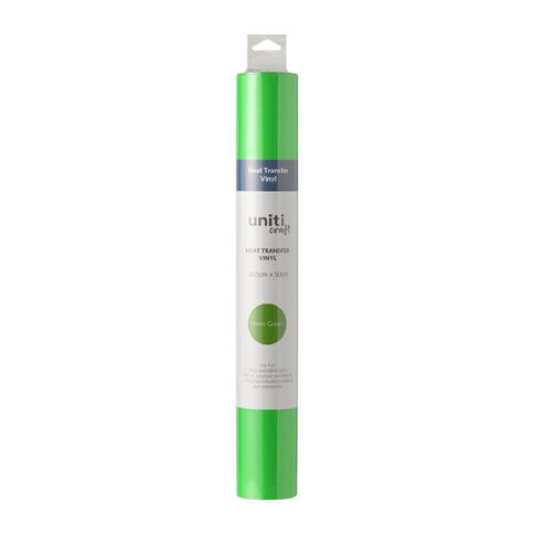 Uniti Craft Heat Transfer Vinyl 30.5Cm X 50Cm Green
