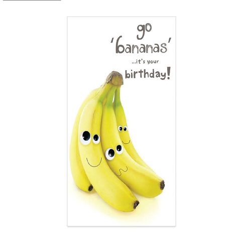 John Sands Birthday Cards Humour Bananas
