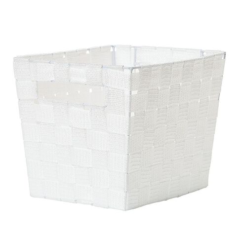 Living & Co Woven Basket White Small