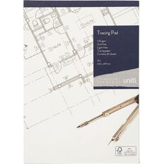Uniti Platinum Tracing Pad A4 20 Sheets