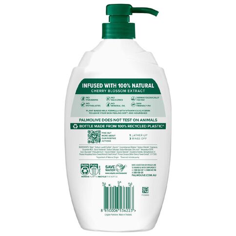 Palmolive Naturals Milk & Cherry Blossom Body Wash 1L
