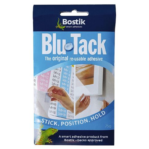 White & Blu Tack Sticky Adhesive Removable Reusable DIY Craft Fix Art  Repair E5