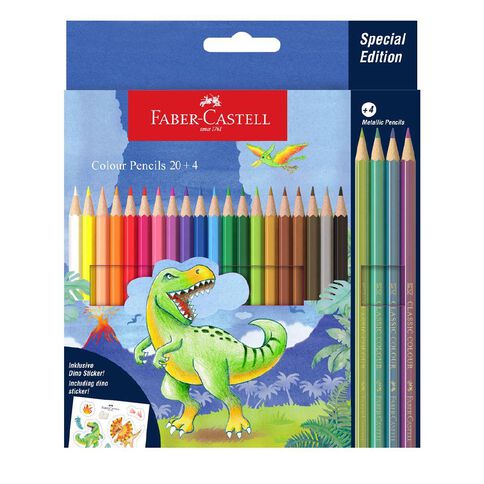 Faber-Castell Dinosaur Coloured Pencils