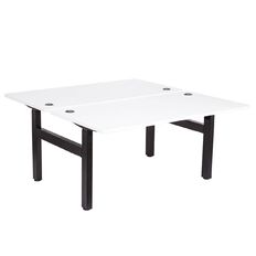 Emerge Back to Back W1500 x 750 Black Legs White Top