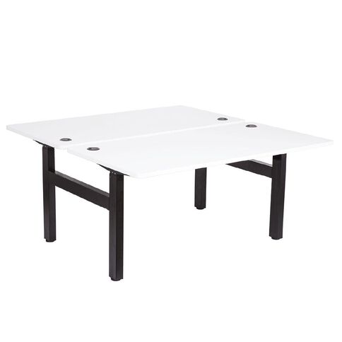 Emerge Back to Back W1500 x 750 Black Legs White Top