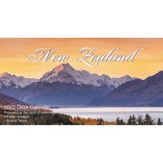 Bartel 2022 Desk Calendar 205x102mm Spectacular New Zealand