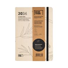 Desk Tribe Cotton Bamboo Daily Diary 2024 A5