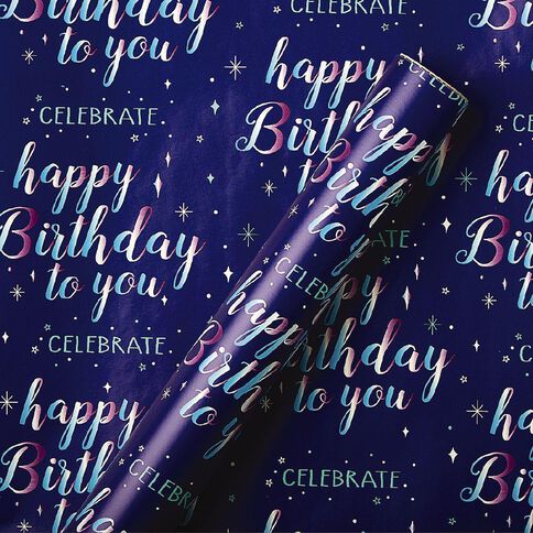Artwrap Roll Wrap Value Birthday General 700mm x 3m Assorted