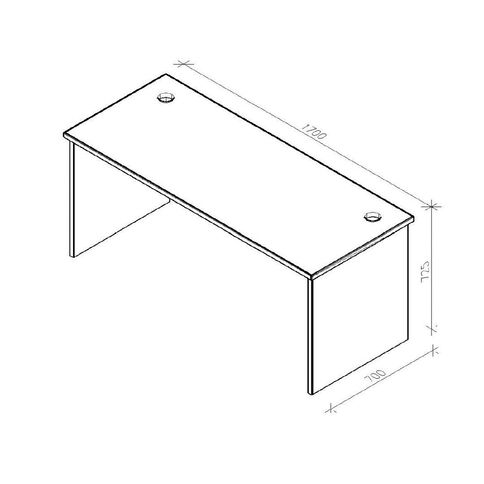 Zealand Desk 1700 x 700 Coronet Beech