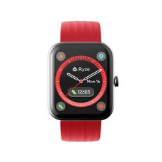 Ryze Evo Smart Watch With Alexa Red + Blue