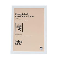 Living & Co Essential Certificate Frame A4 White