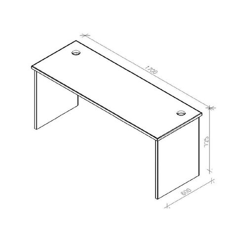 Zealand Desk 1700 x 600 Tawa