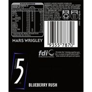 Wrigley 5 5 Gum Blueberry Stick Chewing Gum