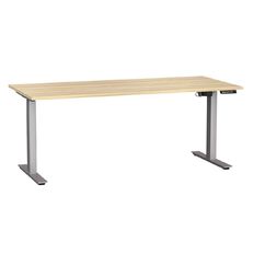 Agile Electric Height Adjustable Desk 1800 Atlantic Oak/White