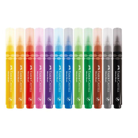 Faber-Castell Winner Jumbo Brush Marker Pack of 10