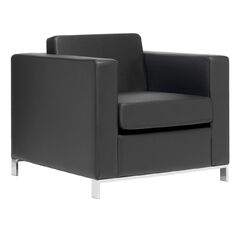 Eden Carlo Chair Black Vinyl